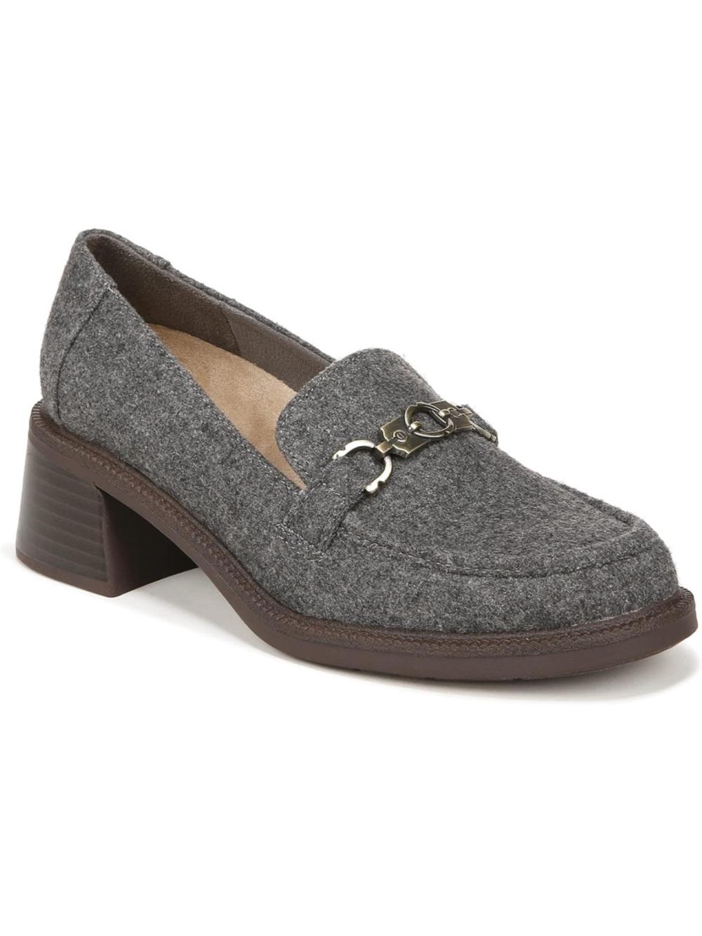 NWOT Dr. Scholls Wool Block-Heel Loafer 9